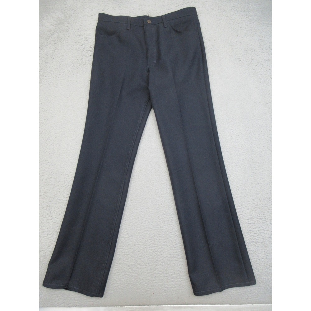 Wrangler Wrancher Dress Jeans Mens 36x34 Blue Western Officecore Workwear Retro